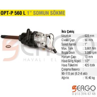 Havalı Somun Sökme OPT - P 560-12 L